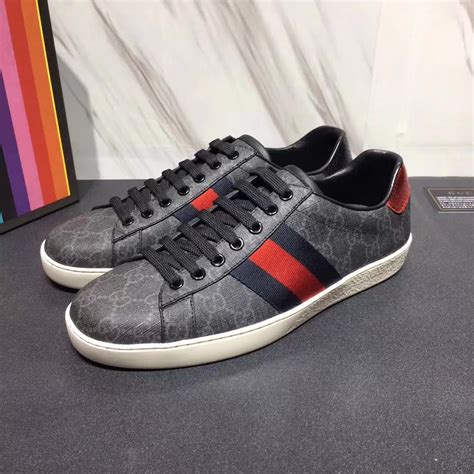 gucci ace grey|gucci gg supreme sneakers.